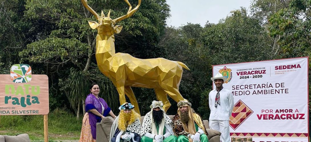 Alegría y magia en Naturalia con la visita de los Reyes Magos