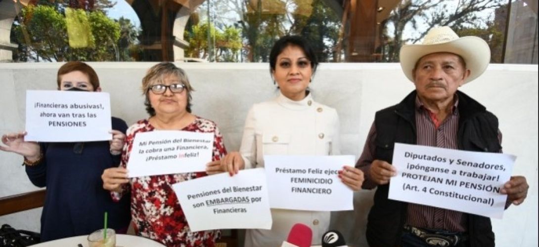 Financieras embargan pensiones del Bienestar, alerta Barzón