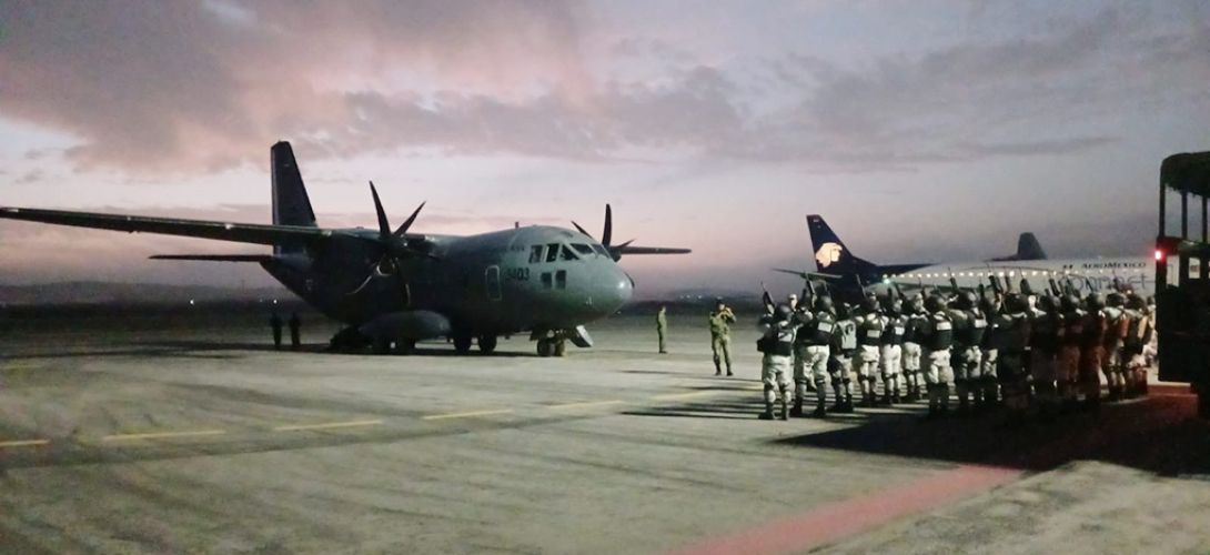 Llegan a Ciudad Juárez 700 guardias para despliegue de seguridad