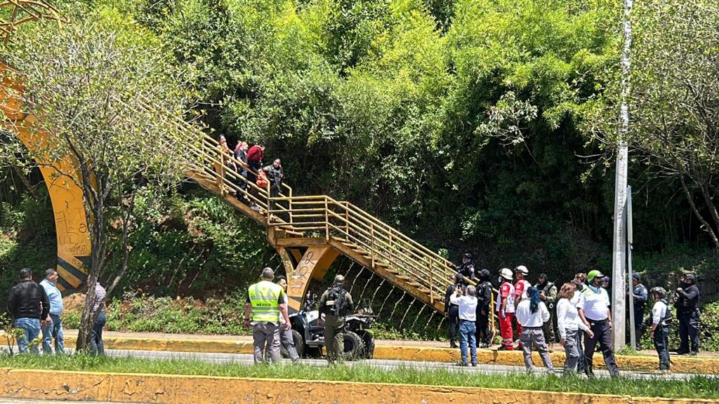 Mujer trans intentó lanzarse de puente 2