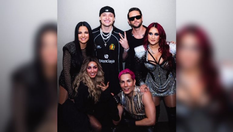 Dulce Mara revela si RBD y Peso Pluma grabarn colaboracin2