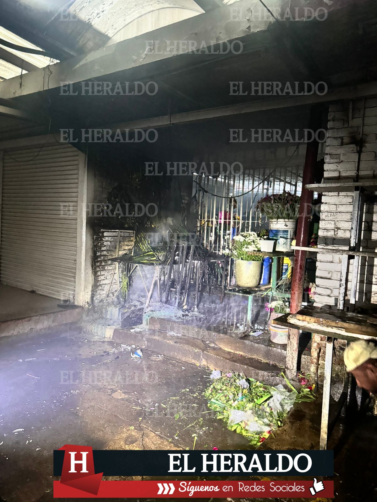 INCENDIO EN EL MERCADO