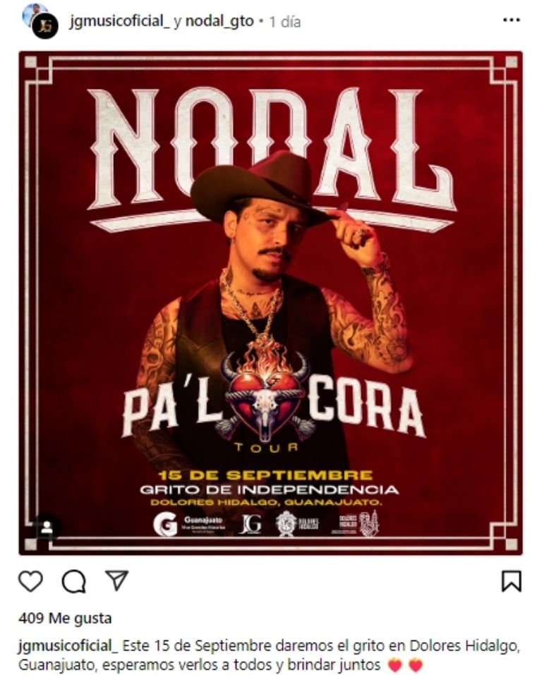 Christian Nodal dar el Grito de Independencia en este bello e histrico pueblo mgico estos son los detalles del concierto gratis 2