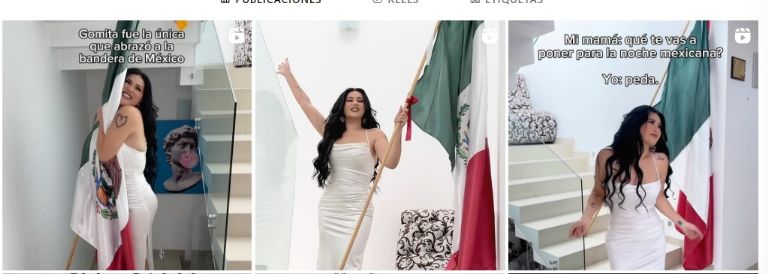 Piden sancionar a Gomita por mal uso de la bandera mexicana 3