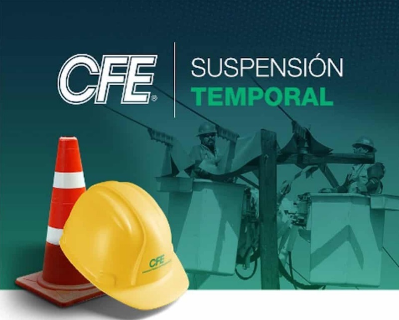 CFE Informa próxima suspensión intermitente del servicio en algunas colonias y comunidades de Tuxpan