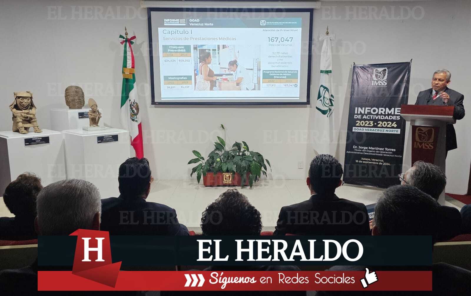 Rinde Titular del IMSS Veracruz Norte su Informe de Actividades y Programa de Trabajo 1