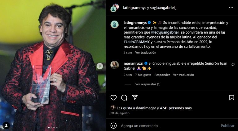 Concierto de Juan Gabriel en Bellas Artes ser proyectado en el Zcalo 2