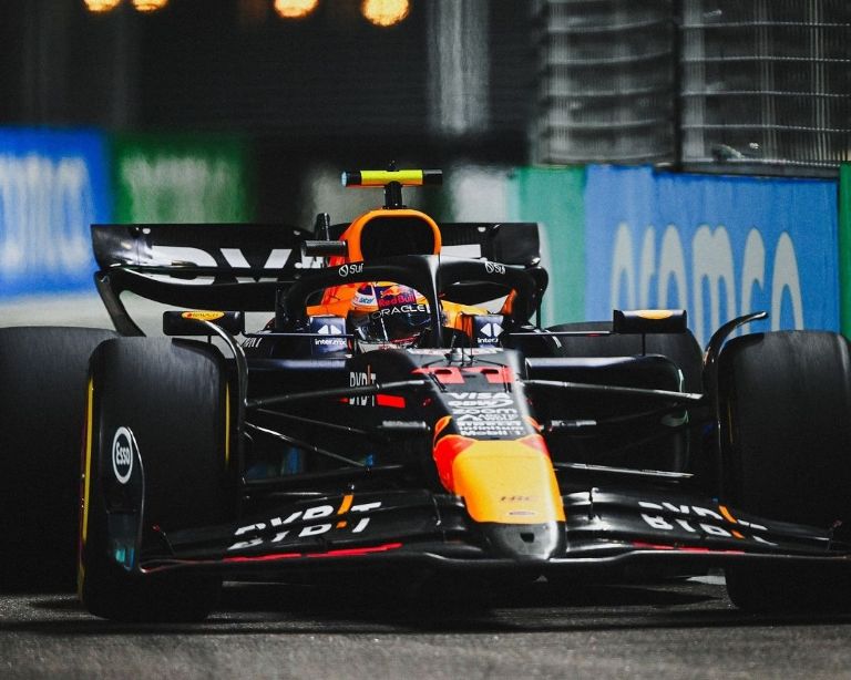 Checo Prez entren en Mxico previo al GP de Austin 2