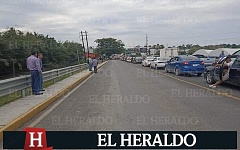 Cierran el puente Tuxpan