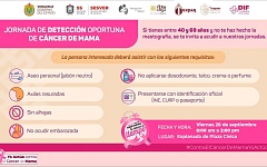 DIF Tuxpan y Secretaría de Salud realizarán campaña gratuita de mastografías