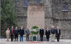 Batres encabeza Conmemoración del 2 de octubre en Tlatelolco