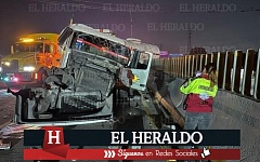 Tráiler doble remolque choca contra muro de contención mal ubicado en la autopista Córdoba