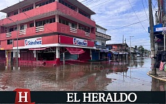 Aún sin desbordarse el río Coatzacoalcos en Minatitlán